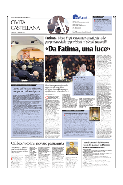 Avvenire - pagina diocesana del 03/09/2017